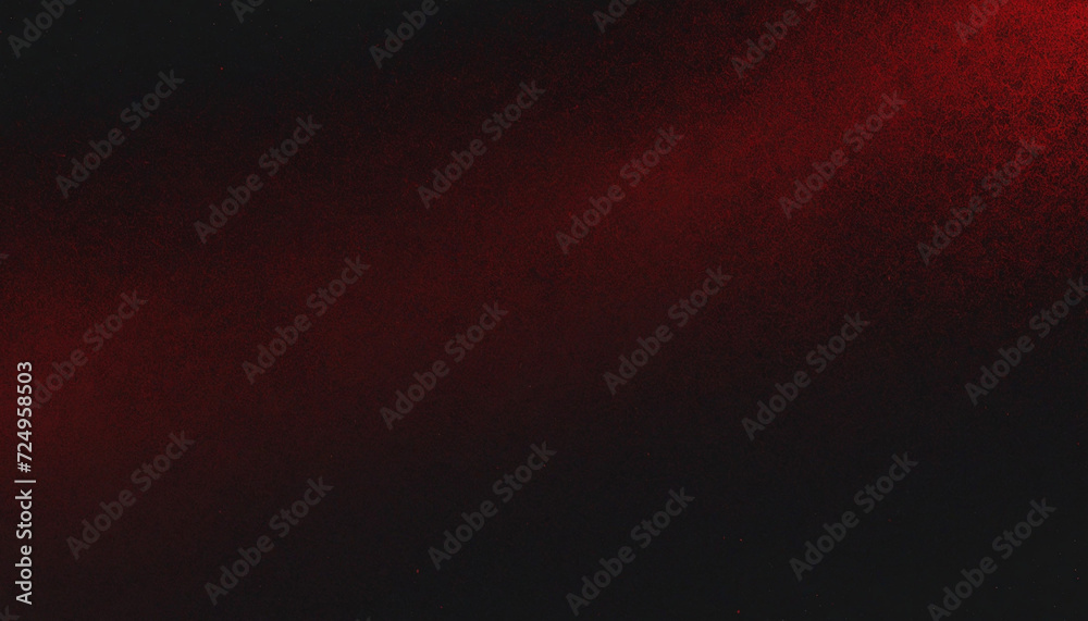 dark red black , grainy noise grungy spray texture color gradient rough abstract retro vibe background , template empty space shine bright light and glow