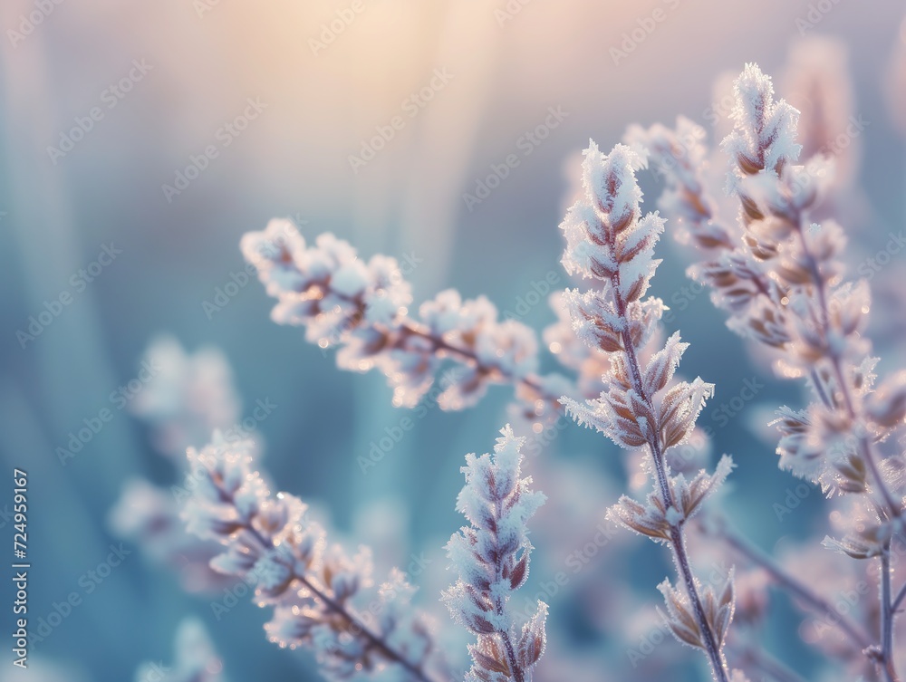The delicate patterns of frost on a winter morning. The delicate patterns of frost on a winter morning.