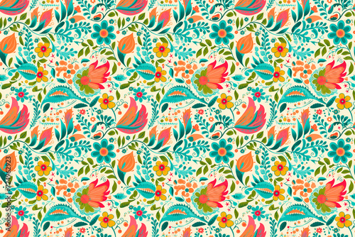 Seamless abstract colorful pattern