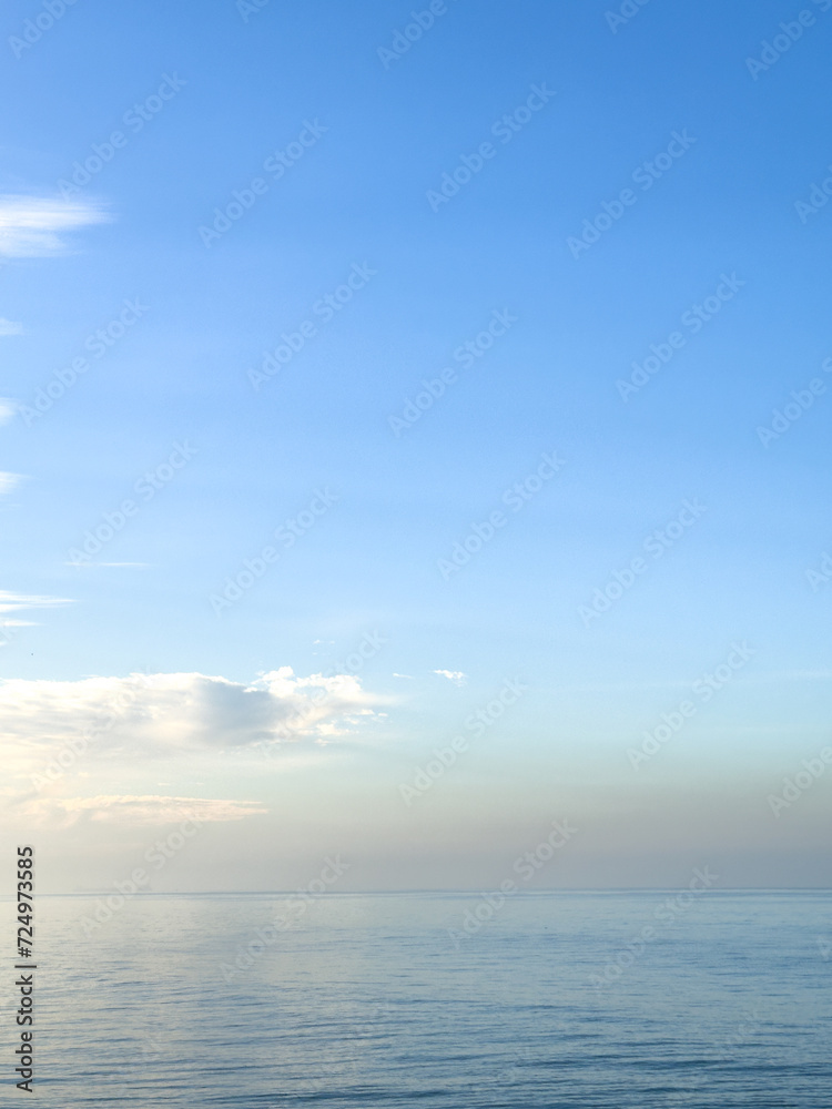 sky and clouds over the sea