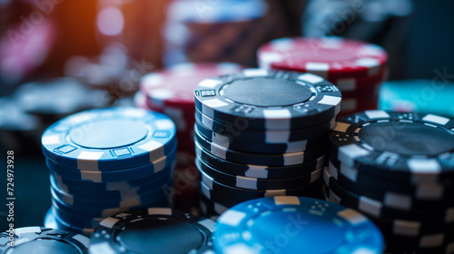 Casino gambling pokerchips