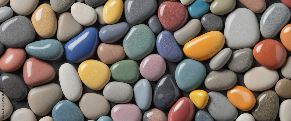 Vibrant stones and pebbles in various colors. Designed for wide viewing. Creative technology. Vibrant stones and pebbles in various colors. Designed for wide viewing. Creative technology.