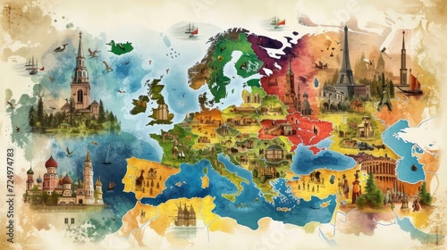 Europe is a continent with diverse cultures and countries