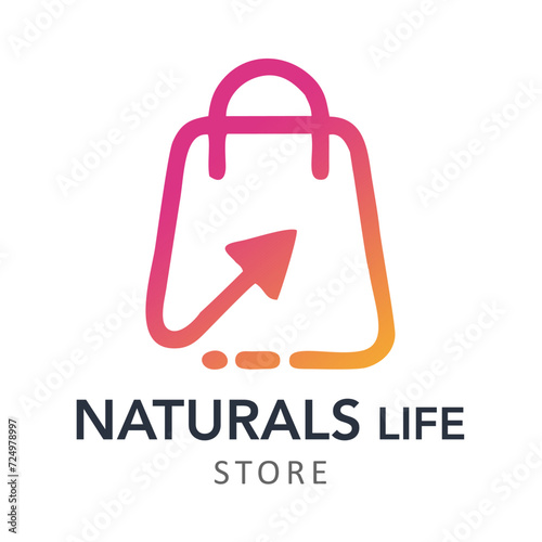 Naturals Life Store Logo - Online Store Logo - E-Commerce