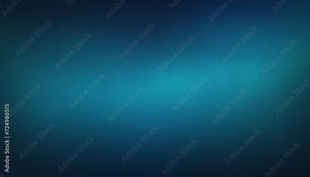 Ocean Blue Gradient Abstract Background with Bright Light and Empty Space