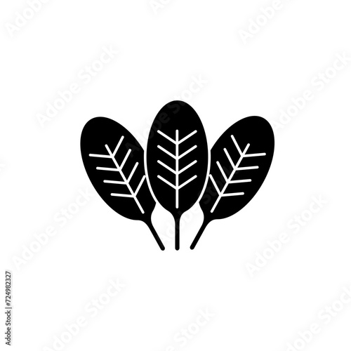 spinach concept line icon. Simple element illustration. spinach concept outline symbol design.