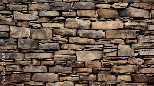 Captivating antique hand hewn stone wall texture for high quality background image