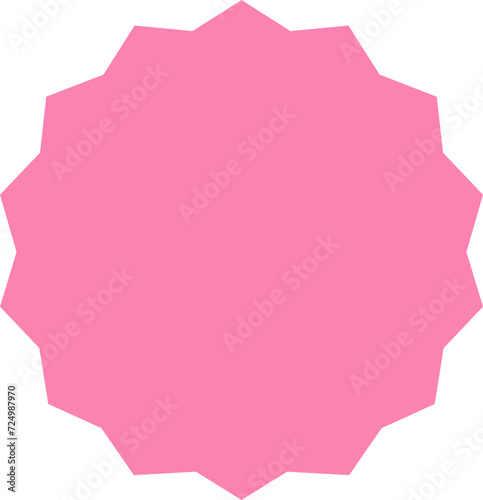 Starburst sale sticker or ribbon colorful icon price, discount, sunburst badges flat blank vector. Special offer price tag promotional shopping label isolated transparent background