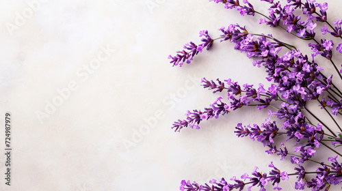 minimalistic lavender design in lavender and white colors