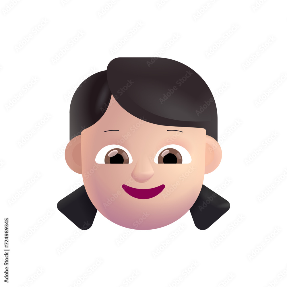 Fototapeta premium Girl : Light Skin Tone