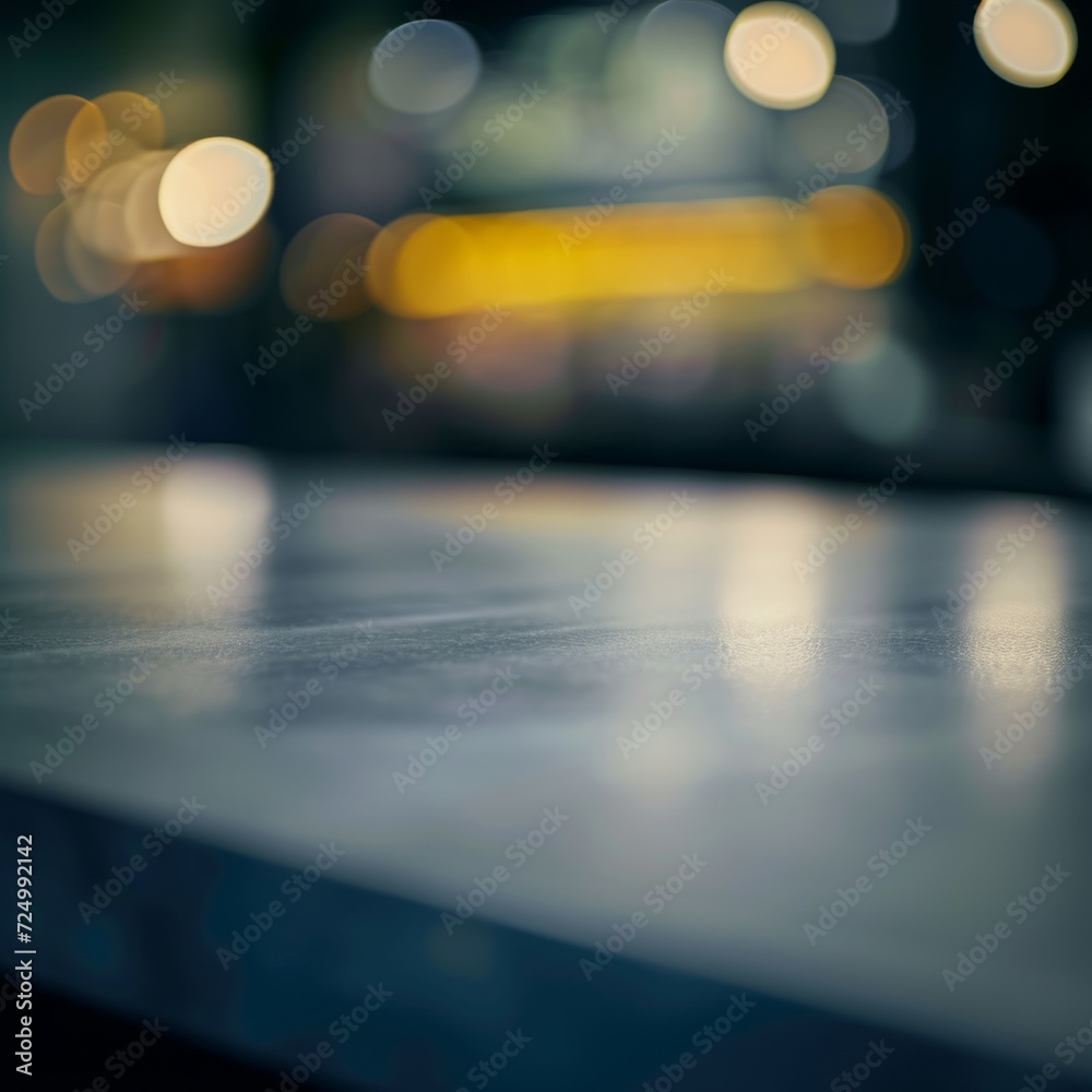 Abstract urban texture with bokeh lights, perfect for backgrounds and modern design elements