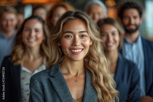 Portrait of a successful business team