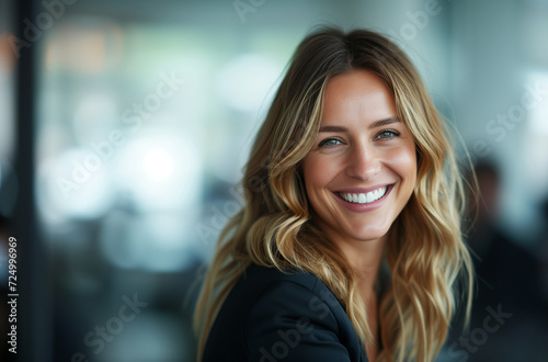 portrait of a smiling business woman © TimosBlickfang