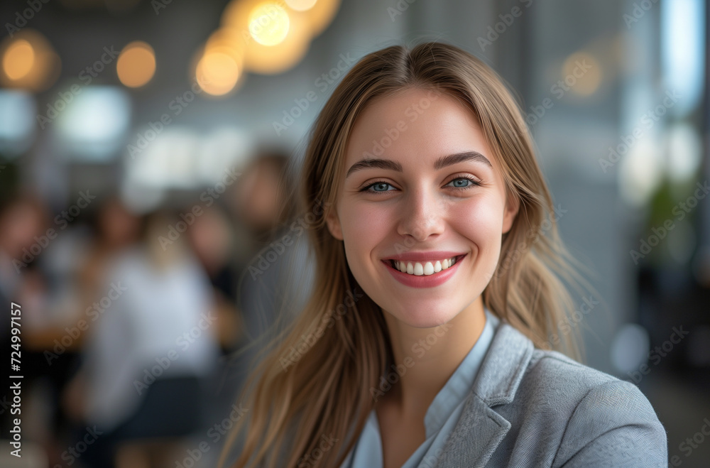 portrait of a smiling woman portrait of a smiling woman
