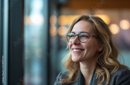 portrait of a smiling woman