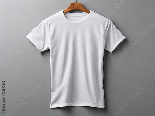 Free Photo White t shirt mockup new colorfull pic best mockup text space Background