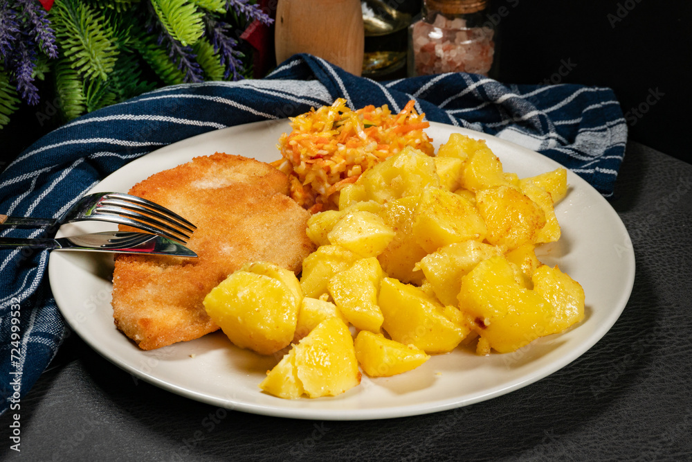 Chicken breast cutlet. Chicken breast cutlet.
