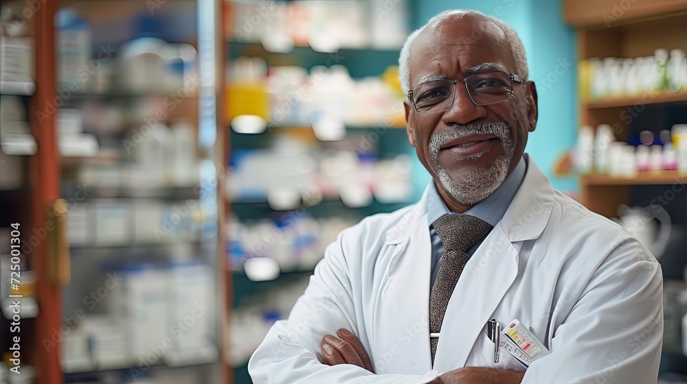Fototapeta premium Get the peace of mind you deserve with our pharmacist's attention to detail.