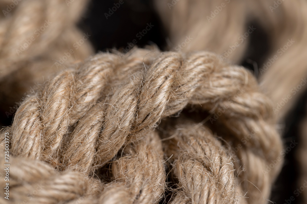 a rope from which you can tie a knot