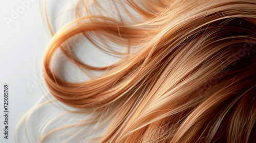 woman hair on isolated background