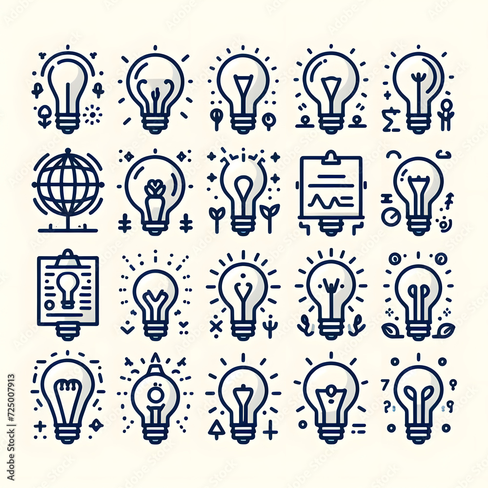 Editable vector pack of bulb line icons. Trendy stroke signs for website, apps and UI. Premium set of bulb thin line icons. Editable vector pack of bulb line icons. Trendy stroke signs for website, apps and UI. Premium set of bulb thin line icons.