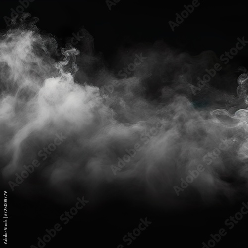 Smoke black ground fog cloud floor mist background steam dust dark white horror overlay. Ground smoke haze night black water atmosphere 3d magic spooky smog texture isolated transparent effect circle