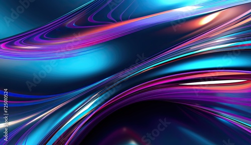 Abstract shiny waves futuristic background
