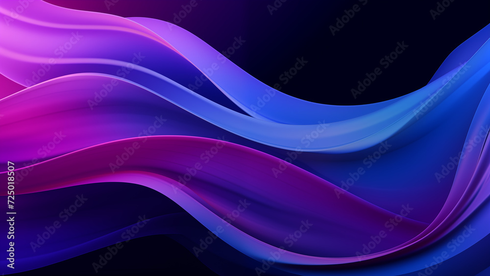 Fototapeta premium Plexus abstract smooth gradients of the Navy Blue Elect
