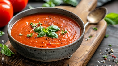 Tomato basil soup