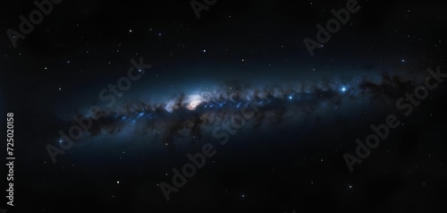 midnight galaxy, starry night