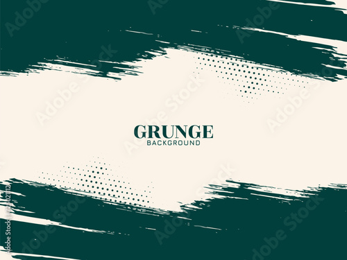 Green brush stroke grunge texture rough background design