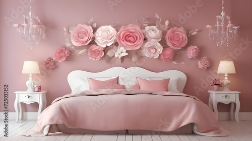 interior of a bedroom with a sofa Valentine's Day DESIGH 