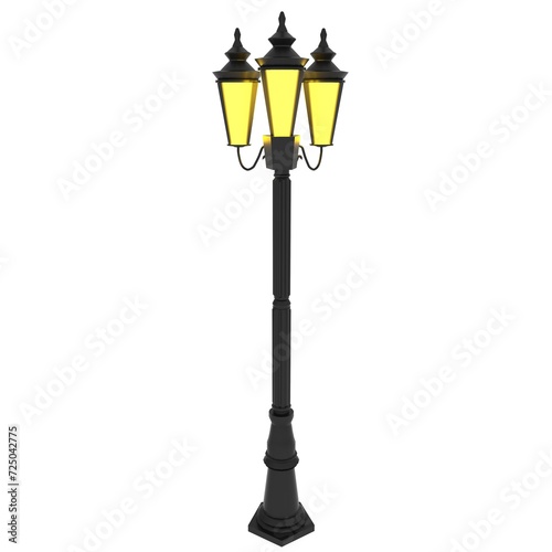 Street Lamp isolated on white background