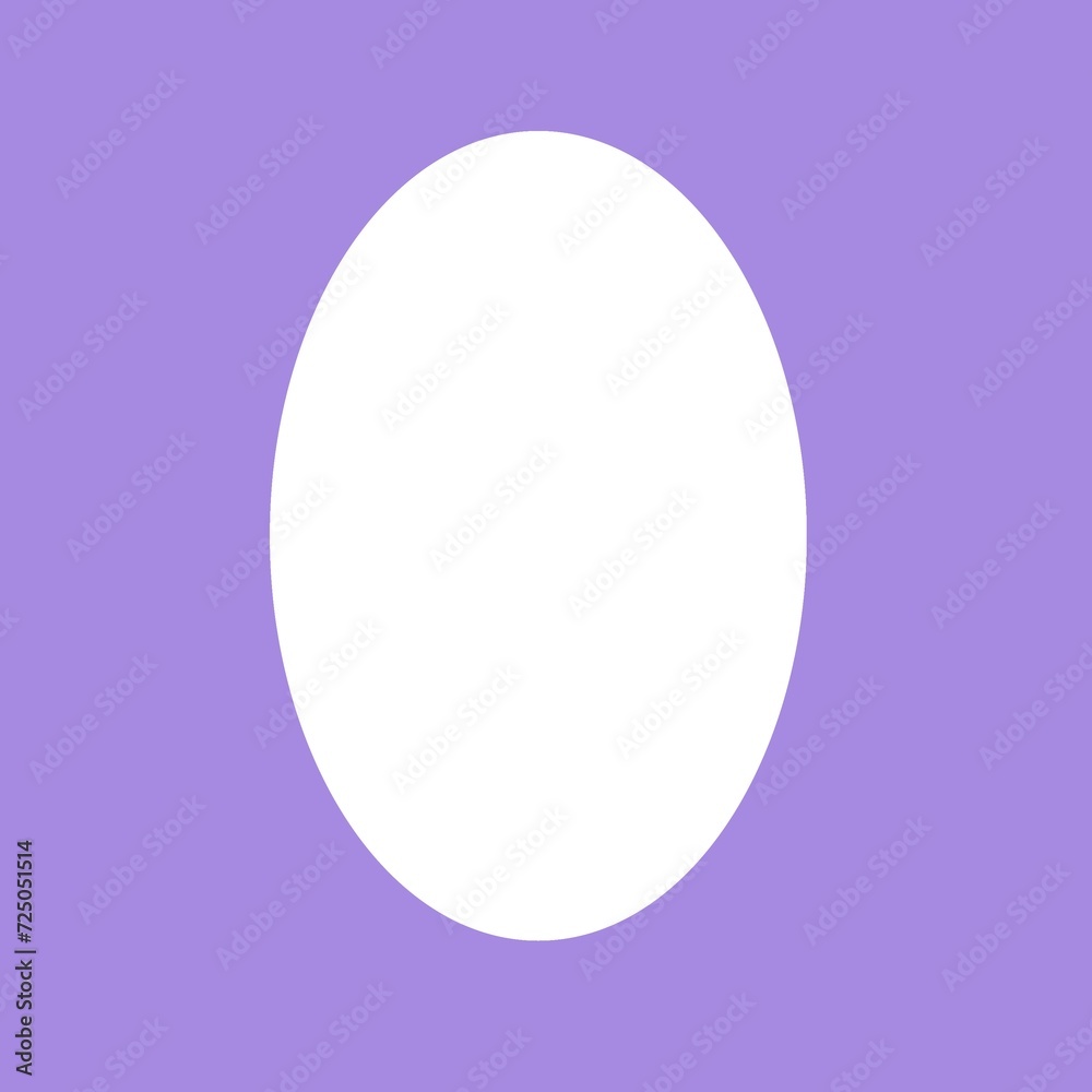 Easter egg illustration. Template for Easter egg design. Blank egg Easter egg illustration. Template for Easter egg design. Blank egg