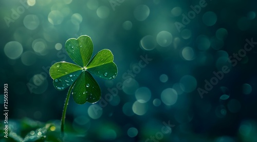 clover deep droplets middle field early medieval background full lucky clovers verdigris serial earth optimism treasures gold banner