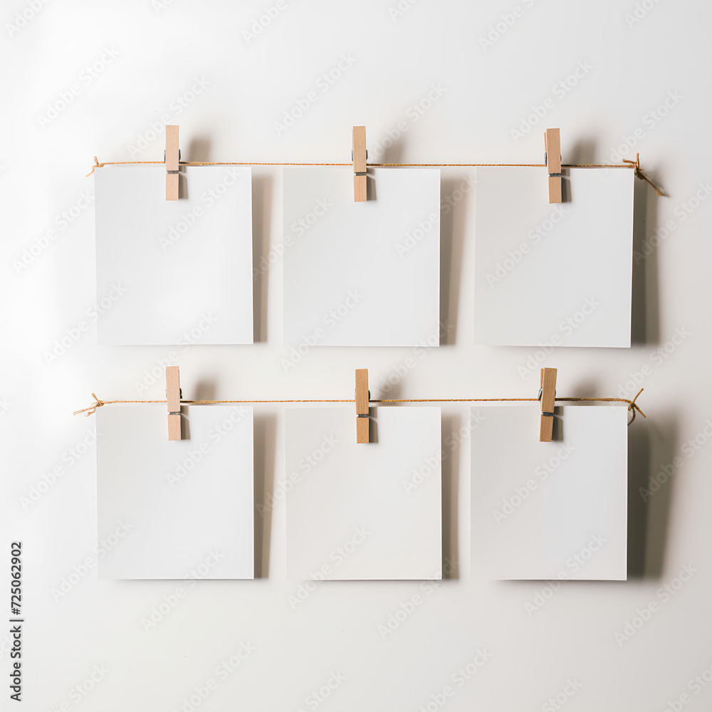 Mockups of polaroid style photographs in white. Plain background. Mockups of polaroid style photographs in white. Plain background.