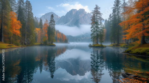 autumn in the mountains