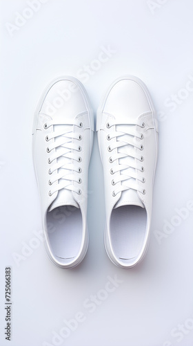 White slippers for models. Smooth bottom.
