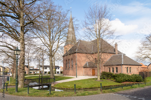 Dutch Reformed village church in Woudenberg.