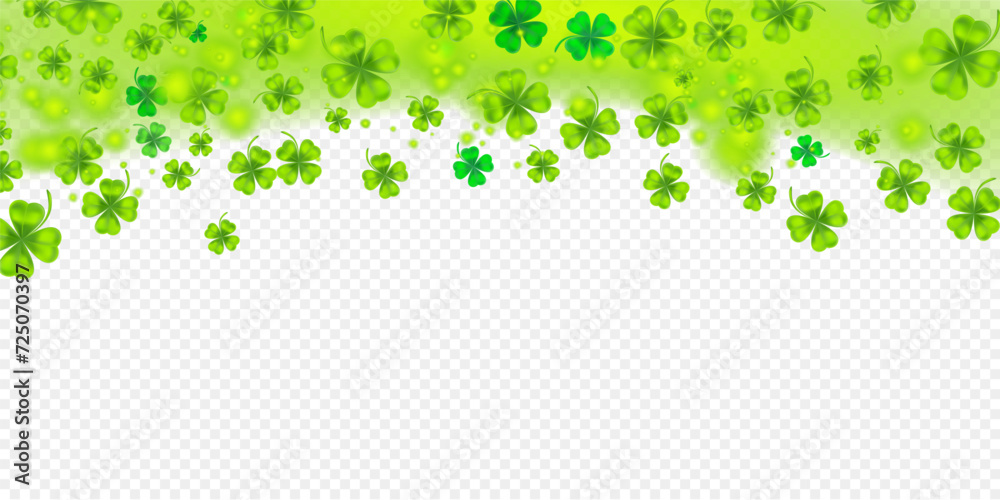 Wallpaper with lucky clover leaves in realistic style. Beautiful artwork with gradient mesh. Wallpaper with lucky clover leaves in realistic style. Beautiful artwork with gradient mesh.
