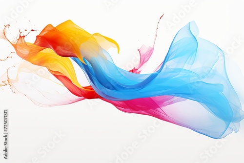 Vibrant abstract multicolored background with dynamic shapes and patterns for design and graphics