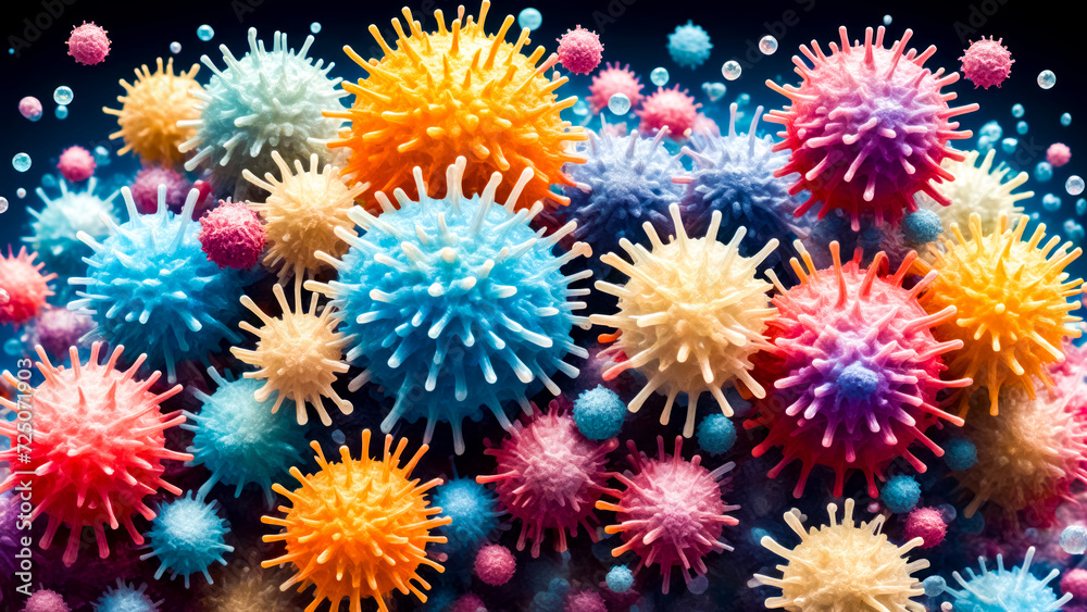 Close up of bunch of different colored balls on black background. Close up of bunch of different colored balls on black background.