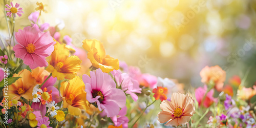 spring flowers in the garden