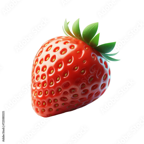 Strawberry isolated on transparent background PNG
