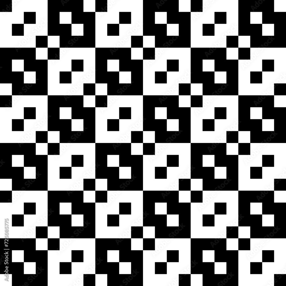 Seamless pattern. Checks, figures ornament. Squares, shapes wallpaper. Ethnic motif. Forms backdrop. Geometric background. Mosaic illustration. Digital paper, textile print, abstract. Vector artwork. Seamless pattern. Checks, figures ornament. Squares, shapes wallpaper. Ethnic motif. Forms backdrop. Geometric background. Mosaic illustration. Digital paper, textile print, abstract. Vector artwork.