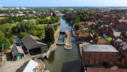 Newark, town in United Kingdom.