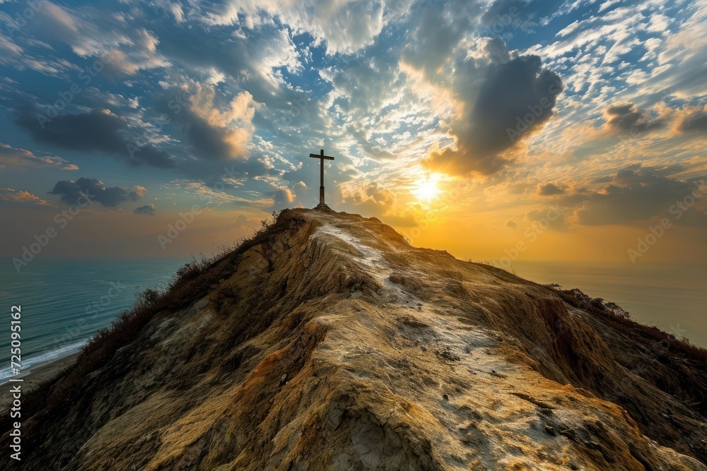 a cross on a hill a cross on a hill