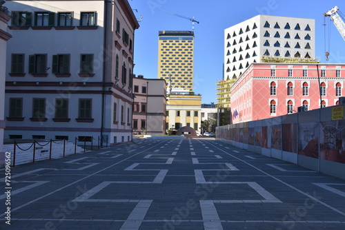 Obraz na płótnie Tirana, capital and largest tourist city, Albania, Europe, Balkans, w salonie