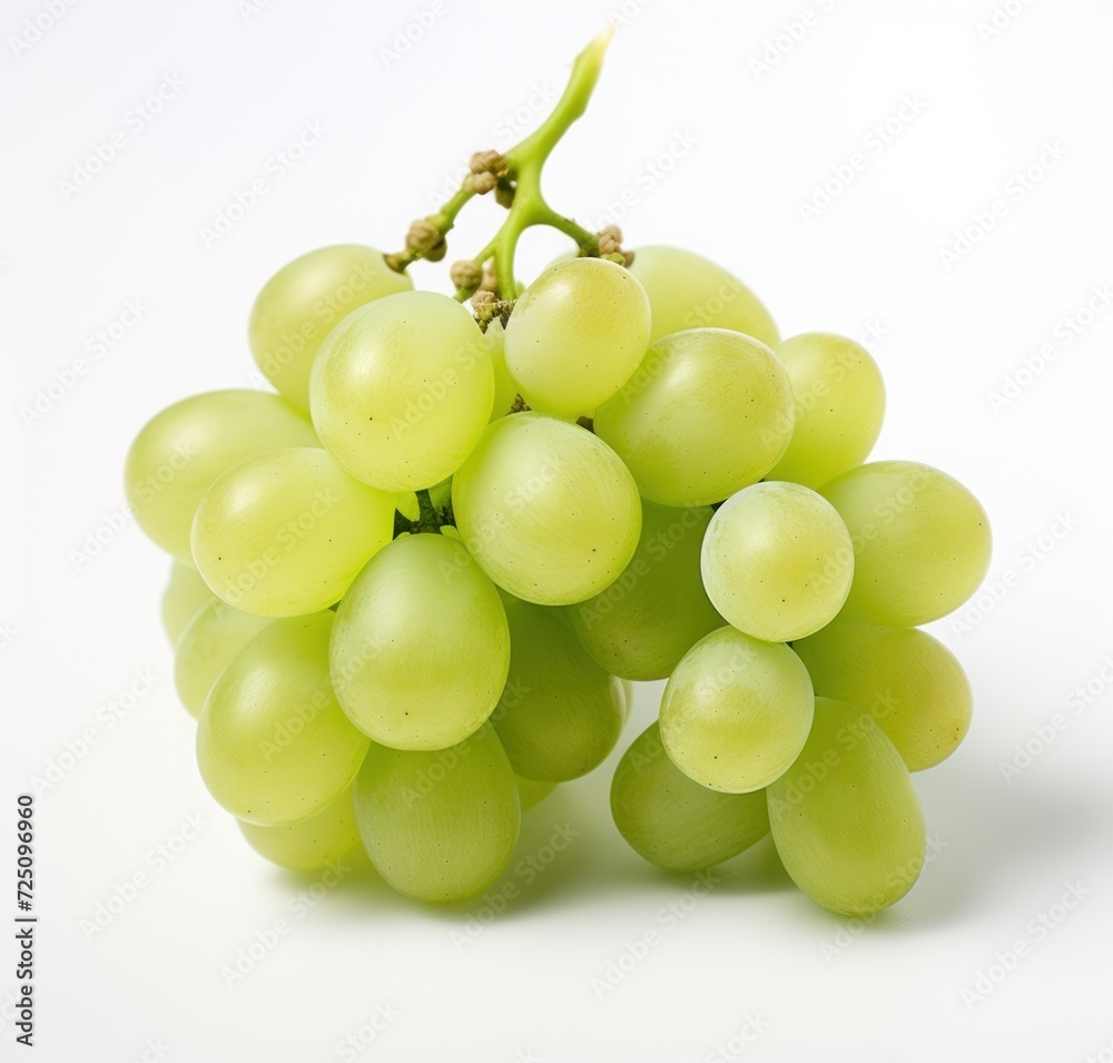 a bunch of green grapes