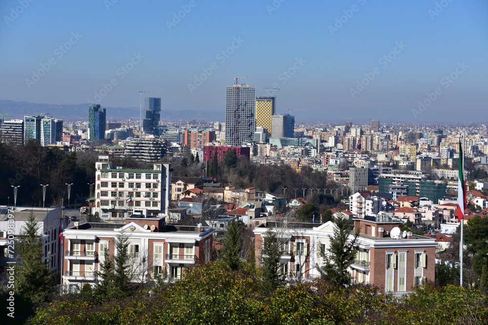 Tirana, capital and largest tourist city, Albania, Europe, Balkans,